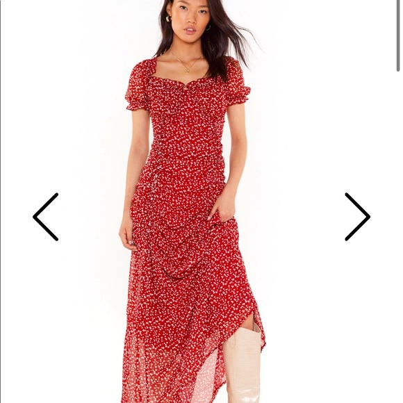 Nastygal Floral Maxi Dress - Picture 1 of 4